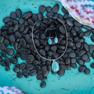 Turquoise Oval Set